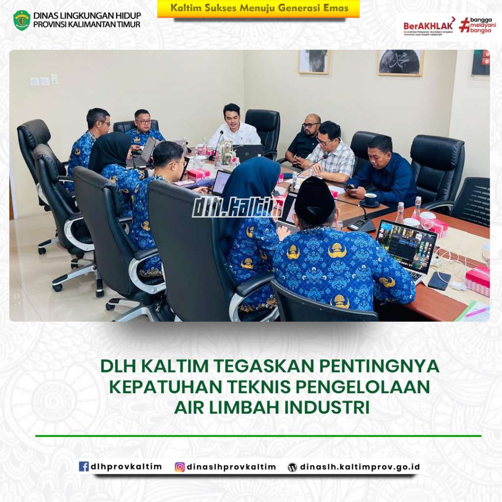 DLH Kaltim Bahas Penilaian Substansi Dokumen Teknis Air Limbah PT Tanjung Redeb Hutani